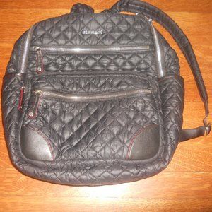 MZ WALLACE Black Crosby Backpack